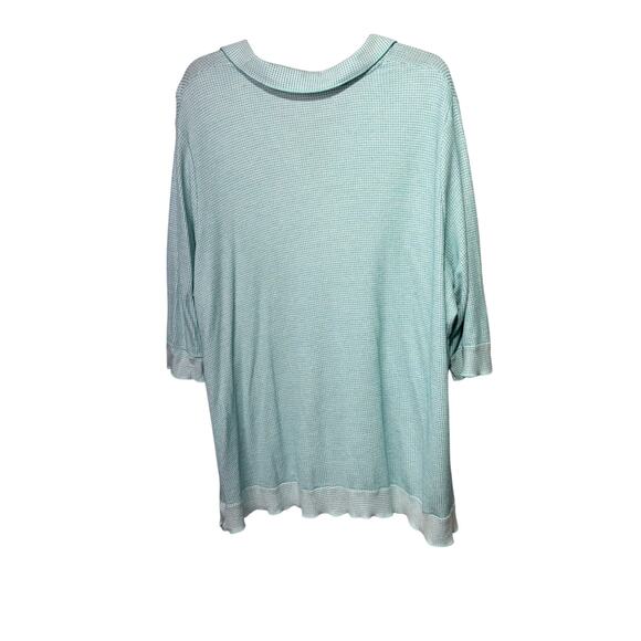 Liz Claiborne Light Blue Waffle Knit Lounge Set Women’s Plus Size 3X Sleepwear - Picture 5 of 11